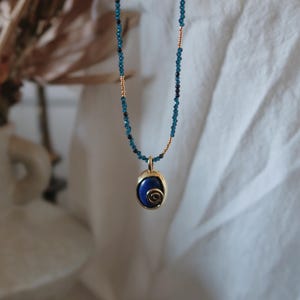 LICENSED Does It Hurt Book Merchandise, Apatite Stone Necklace, Dainty Beaded Necklace, HD Carlton, Bookish Merch, Slow Burn, Gifts for Her