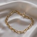 Gold Stainless Steel Chunky Chain (The Lux Chain), Chunky Chain, Paperclip Chain, Layering Chain, Toggle Clasp Necklace, Simple Chain
