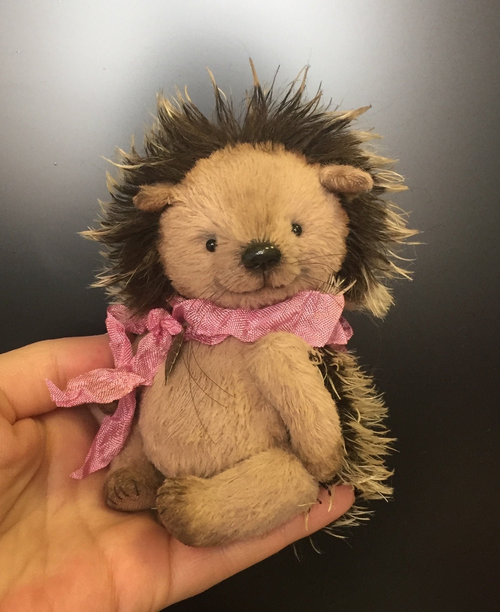 Hedgehog. Teddy the hedgehog. Handmade toy. Plush toy Etsy