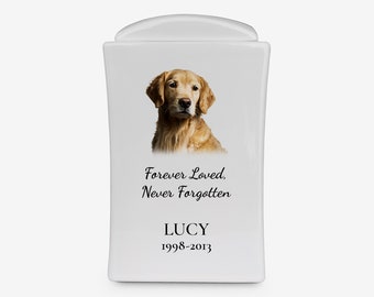 Porcelain Pet Cremation Urn – 61lbs