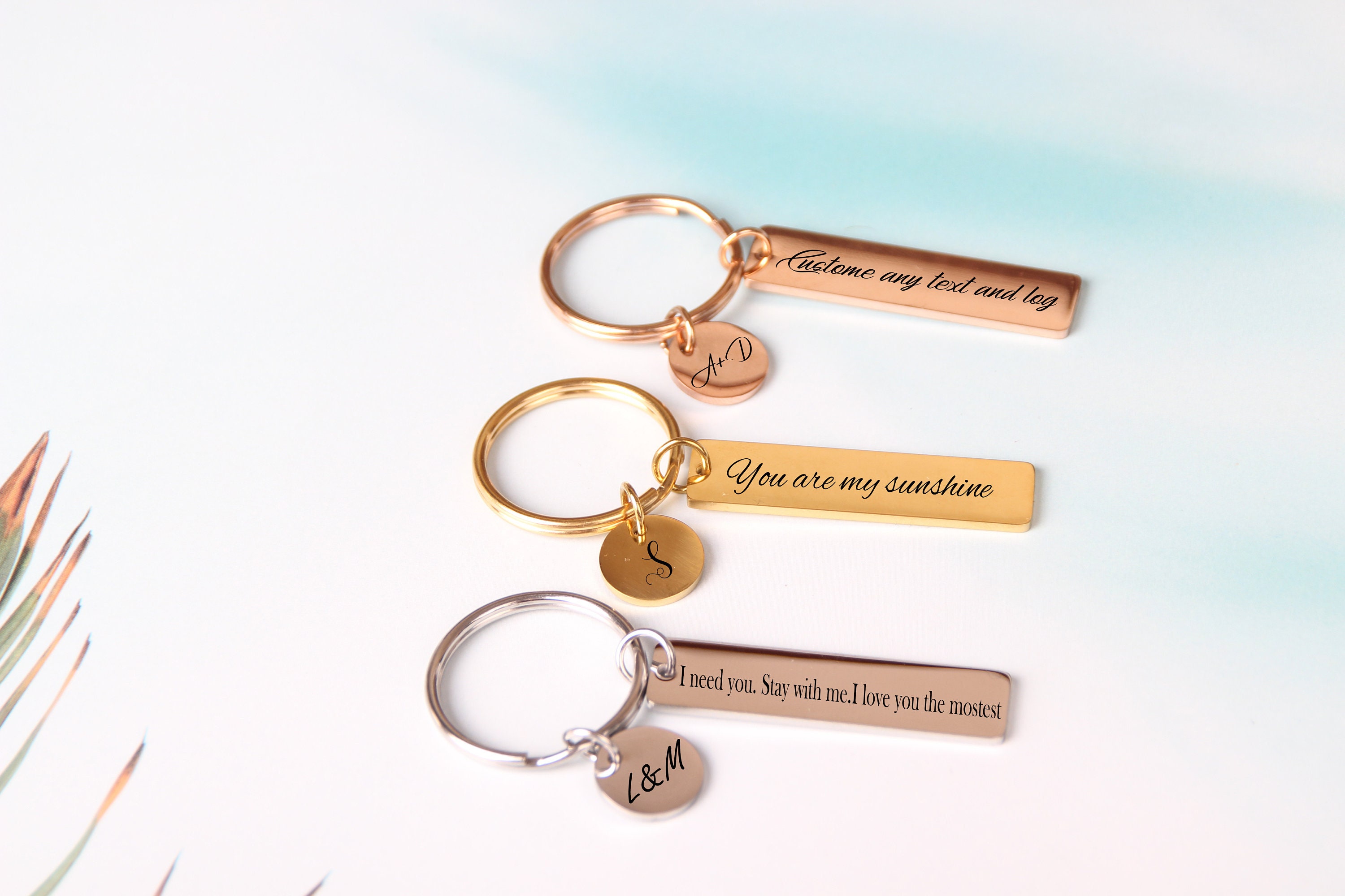 Personalized Keychain for Husband Gift Name Keychain Etsy