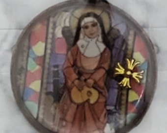 St. Catherine of Bologna Medal/Pendant for Pets or People