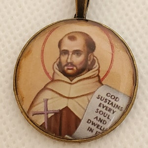 Medalha/Pingente de São João da Cruz para animais de estimação ou pessoas