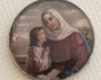 Medalla/Colgante de Santa Ana para Mascotas o Personas