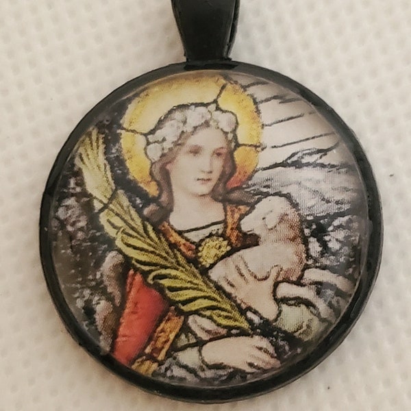 St. Agnes Medal/Pendant for Pets or People