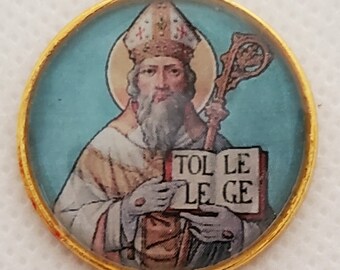St. Augustine of Hippo Medal/Pendant for Pets or People