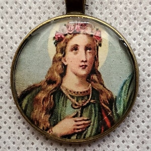 St. Philomena Medal/Pendant for Pets or People