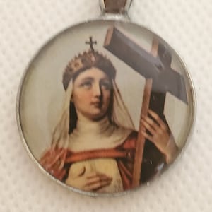 Medalha/Pingente de Santa Helena para Animais de Estimação ou Pessoas