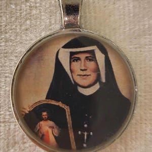 St. Faustina Kowalska Medal/Pendant for Pets or People