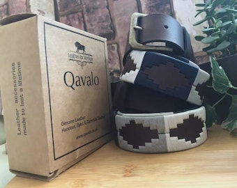 Gaucho Leather Belts Handmade Polo Belts Premium Quality Belts UNITSEX Genuine Leather Goods. 5Yrs Leather Guarantee