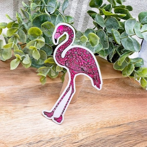 Flamingo Sticker | Flamingo Decal | Vinyl Sticker [WATERPROOF]