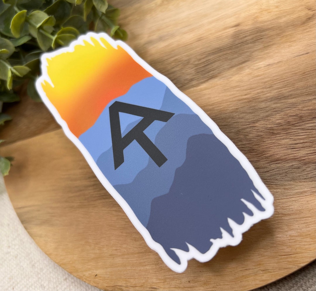 Appalachian Trail Sticker Appalachian Blaze Sticker WATERPROOF - Etsy
