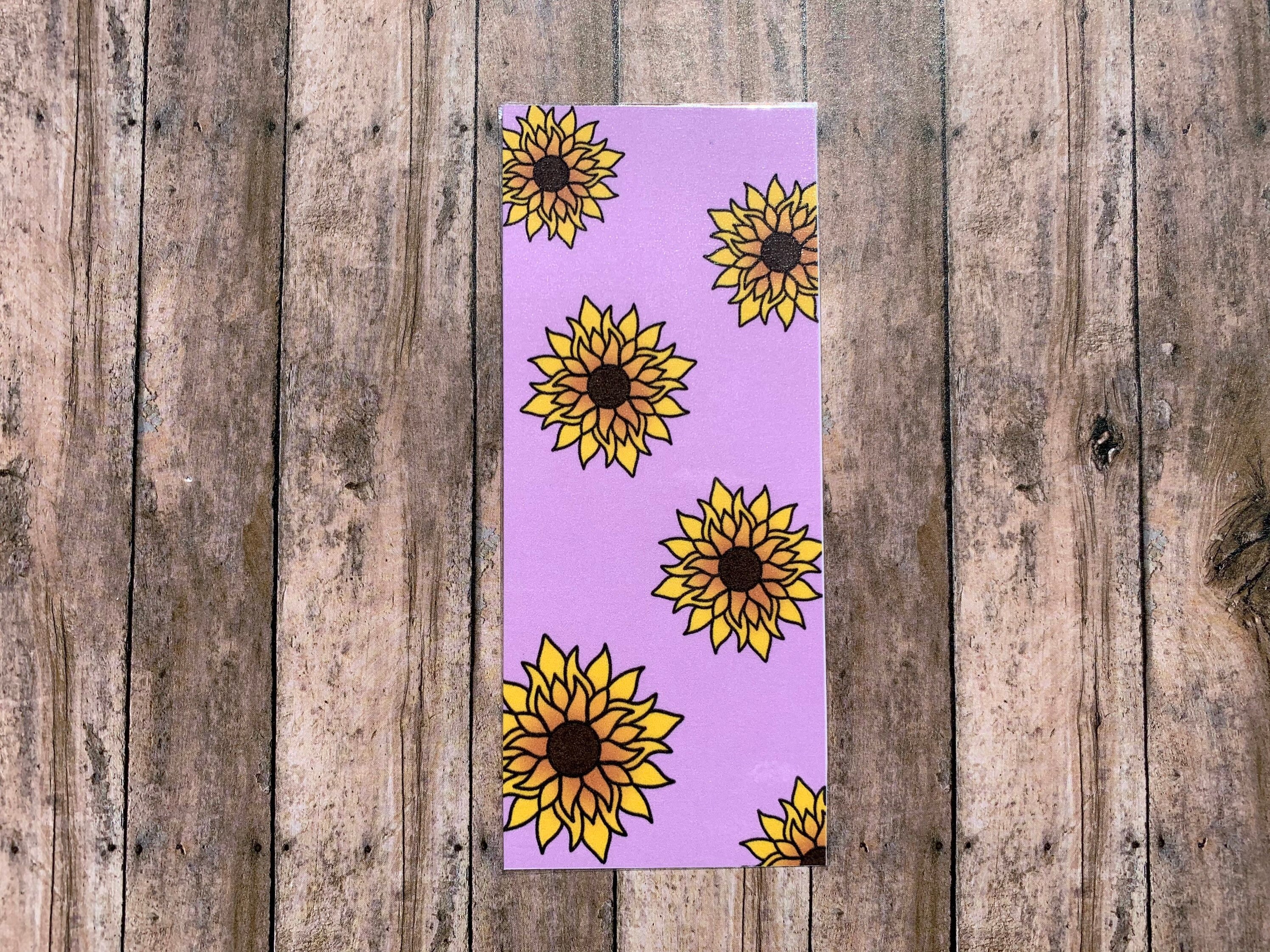 Sunflower Bookmark Sunflower Bible Verse Bookmark Etsy