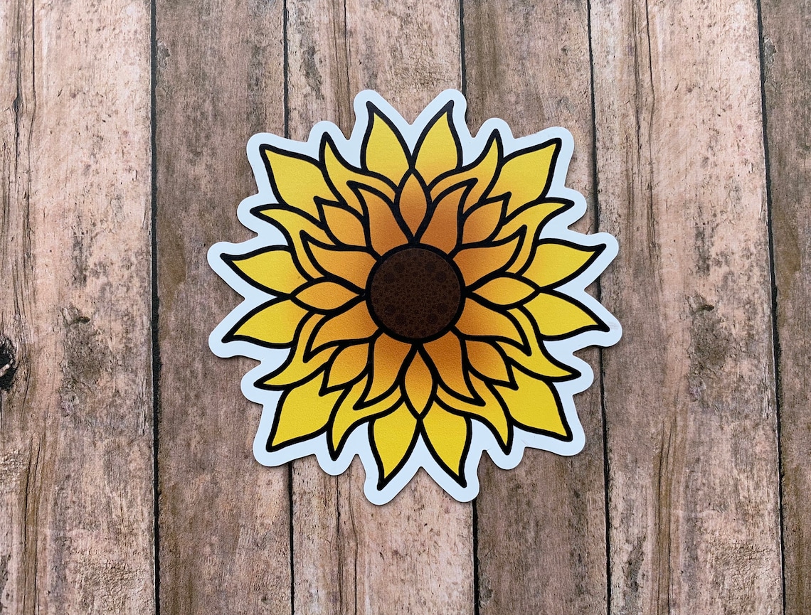 Sunflower Sunflower Car Etsy