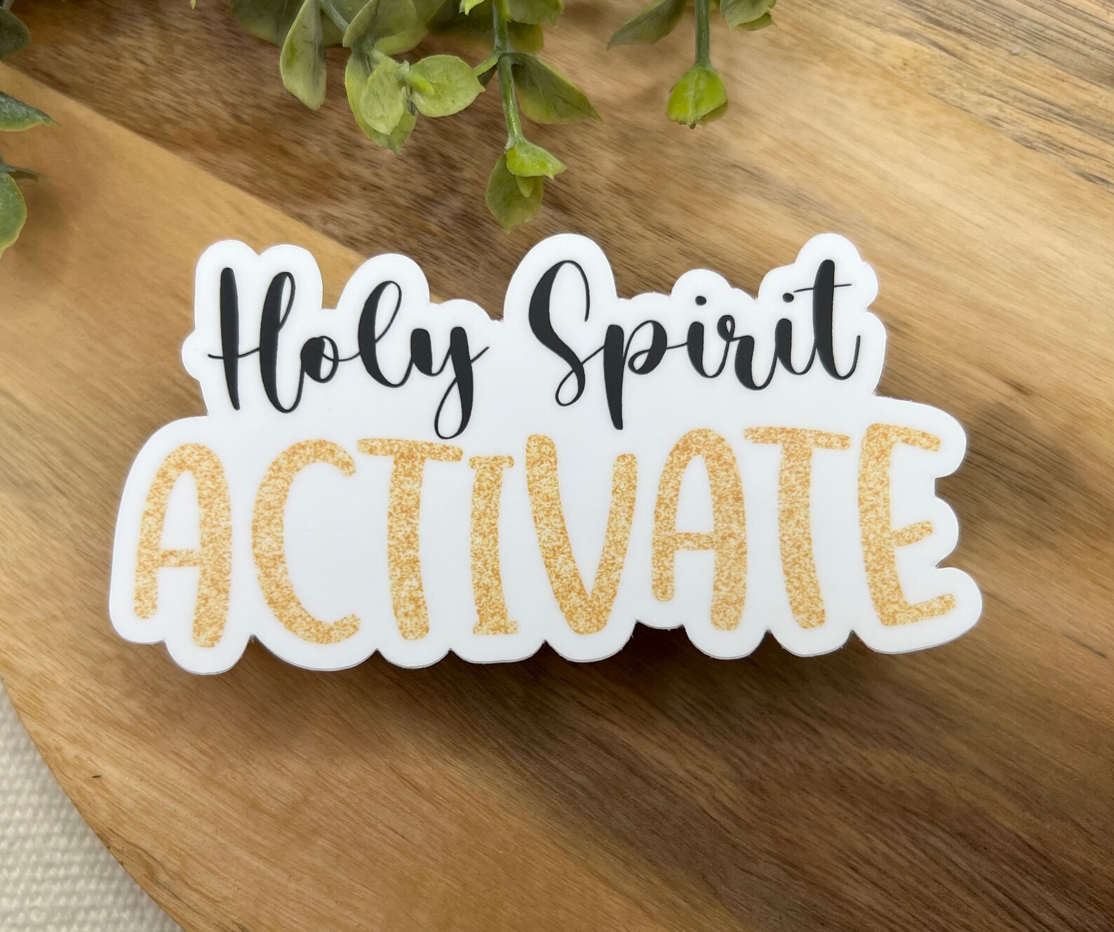 Holy Spirit Activate Sticker Vinyl Sticker Die Cut Sticker | Etsy