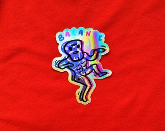 Balance Alien Sticker | Cute stickers, Alien Sticker, Waterproof Stickers, Holographic Stickers, Journal Stickers, Waterproof Vinyl Stickers
