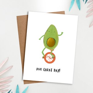 Carte grand jour d'Avo | Pour elle, carte de voeux, carte mignonne, pour la Saint-Valentin, carte d'anniversaire, carte d'amour, carte de jeu de mots nourriture, carte d'avocat, pour lui,