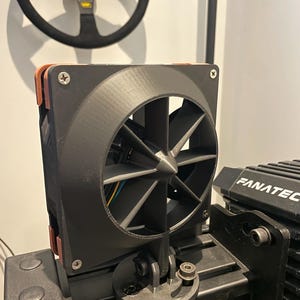 Adjustable Sim Racing Wind Simulator Fan Mounts – 120mm or 140mm Fan