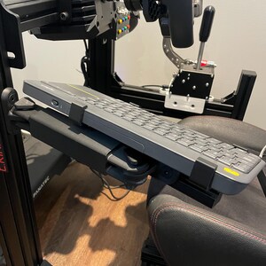 Dual-swivel Keyboard Mount – Ergonomic, Adjustable, and Built for Sim ...