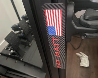 Custom Racing Simulator Nameplates – Personalize Your Rig!