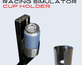 Racing Simulator Cupholder -  Vertical Profile Mount