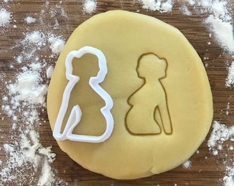 Pregnant women cookie cutter, Baby shower favor,  Polymer clay cutter, Earring cutter, Jewelry cutter, Gender reveal, Gift for pregnant