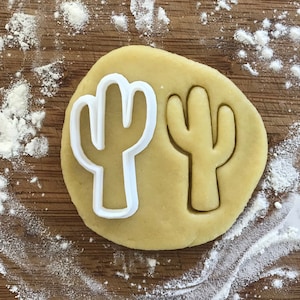 Cactus cookie cutter, Cactus Plant, fondant clay cutter, Plant lover gift, jewelry cutter, Mini cookie cutter, Earring cutter