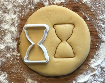 Hourglass cookie cutter, Polymer clay cutter, Earring cutter, Jewelry cutter,  icing fondant, mini cookie cutter, cupcake topper