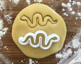 Snake cookie cutter, Snake gifts, fondant clay cutter,  Gift for mom, DIY wedding favor, Reptile birthday party, Halloween decor