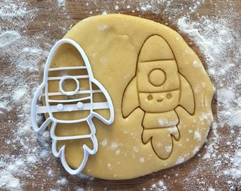 Rocket cookie cutter, Spacecraft cookies, Spaceship biscuit, Astronomy cookies, Space cookie Cutter, Fondant cutter, Outerspace birthday