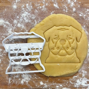 American Bulldog face cookie cutter, Bulldog gift idea, Bulldog gifts, dog lover gift, dog biscuit, fondant clay cutter, Bulldog mom gifts