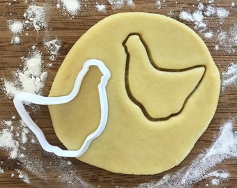 Chicken cookie cutter, Farm animals, Polymer clay Cutter, Animal cookies, Fondant cutter, Jewelry cutter, Earring cutter, Hen cookie cutter