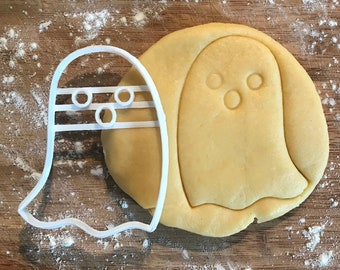 Ghost cookie cutter, 3D printed cookie cutter, Halloween cookies, Halloween decor, Kawaii Halloween, fondant clay cutter, baking gifts