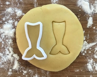 Mermaid tail cookie cutter, Mermaid cookies, Sea cookies, Ocean cookies, Polymer clay Cutter, Fondant cutter, Jewelry cutter, Earring cutter