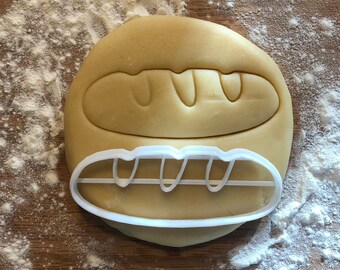 Bread cookie cutter, baker&#39;s gift, fondant clay cutter, Food lover gift, Gift for mom, DIY wedding favor, Food gifts, gift for baker