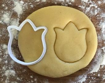 Tulip cookie cutter, Polymer clay cutter, Earring cutter, Jewelry cutter, Flower cookie cutter, Spring cookie cutter, Easter cookies