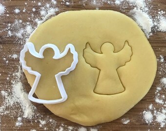 Angel cookie cutter, Christmas Angel, Christmas cookie cutter, Earring cutter, Polymer clay cutter, Jewelry cutter, Angel cookies