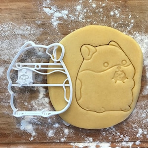 Hamster cookie cutter, Eating hamster biscuits, Dwarf hamsters, Kids party ideas, DIY wedding favors, Gift gifts present, Mouse mice rat image 1