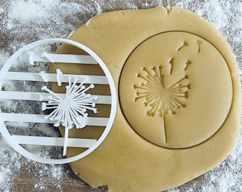 Dandelion Cookie Cutter Stamp – Flower Baking Tool