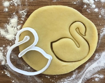 Swan cookie cutter, bird cookie cutter, Swan fondant cutter, Polymer clay Cutter, Fondant cutter, Jewelry cutter, Earring cutter