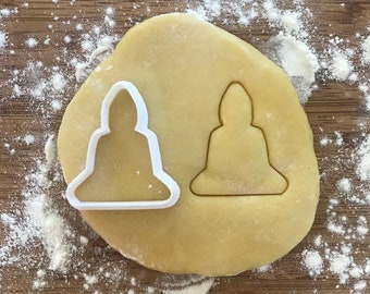 Buddha cookie cutter, Polymer clay cutter, Earring cutter, Jewelry cutter, Sitting buddha, Japanese buddha, mini cookie cutter