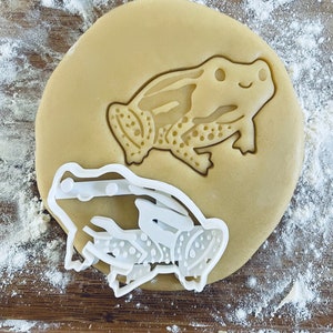 Poison dart frog cookie cutter, Realistic cookie cutters, froggy themed birthday party, whimsical forest, Fairycore Goblincore