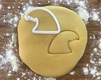 Wave cookie cutter, Gift for surfer, Sea cookies, Ocean cookies, Polymer clay Cutter, Fondant cutter, Jewelry cutter, Earring cutter