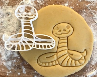 Snake cookie cutter, Sanke lover gift, Snake gifts, fondant clay cutter,  Gift for mom, Reptile birthday party, Halloween decor