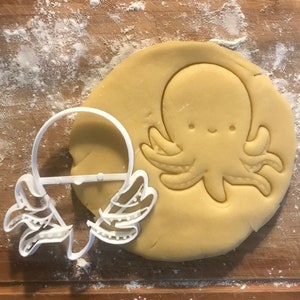 Octopus cookie cutter, Nautical cutter, Sea cookies, Ocean cookies, Clay Cutter, Fondant cutter, Christmas gift idea, Stocking stuffer