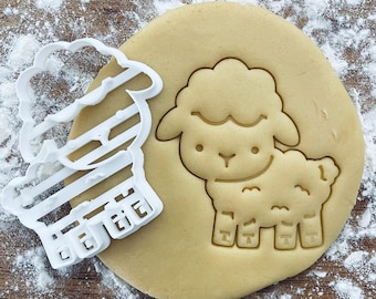 Sheep Cookie Cutter – Cute Lamb Biscuit Cutter for Easter, Pastry Fondant Dough Biscuit