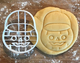 Jack-O-Lantern cookie cutter, Pumpkin cookie cutter, Halloween cookies, Halloween decor, Kawaii Halloween, fondant clay cutter, baking gifts