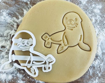 Seal cookie cutter, Sea Lion biscuit, Nautical cutter, arctic animals, Clay Fondant cutter, Sea Water Animal Ocean River, Baker gifts