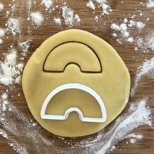 Rainbow cookie cutter Arch cookie cutter, Half Circle cutter, Polymer clay Cutter, Fondant cutter, Jewelry cutter, Earring cutter