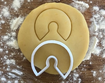 Round cookie cutter, Arch cutter, Polymer clay cutter, Earring cutter, Jewelry cutter, Round cookie cutter, Geometric shape, Round cutter